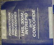 2002 DODGE 300M INTREPID CHRYSLER CONCORDE LHS Powertrain Diagnostic Manual OEM