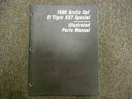 1990 Arctic Cat El Tigre EXT Special Illustrated Parts Service Shop Manual OEM x