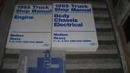 1985 Ford F&B 700 800 900 Truck Service Shop Repair Manual Set OEM W SPECS BOOKS