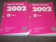 2002 Chevrolet CHEVY Malibu Service Shop Repair Workshop Manual Set FACTORY OEM