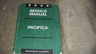 2004 CHRYSLER PACIFICA Service Repair Shop Manual OEM DEALERSHIP 2004 BOOK x