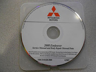 2008 MITSUBISHI ENDEAVOR Service Shop Manual CD FACTORY BRAND NEW OEM