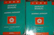 1995 Chrysler Sebring Dodge Avenger Shop Repair Service Manual Set OEM 2 VOLUME