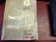 1989 BUICK REATTA RIVIERA Service Shop Repair Manual DEALERSHIP OEM 89 x