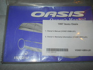 1997 ISUZU OASIS Owners Manual OEM FACTORY BOOK ISUZU MOTORS 1997 OEM BOOK