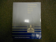 1983 MITSUBISHI Cordia Tredia Service Repair Shop Manual FACTORY OEM BOOK 83