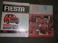 1980 Ford Fiesta Car Service Shop Repair Manual SET FACTORY OEM BOOKS