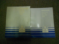 1985 MITSUBISHI Mirage Service Repair Shop Manual 2 VOL SET OEM BOOK 85 FACTORY