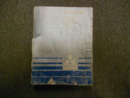 1987 MITSUBISHI Mirage Service Repair Shop Manual Volume 1 Engine Body BOOK 87
