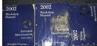 2002 FORD EXPLORER & MOUNTAINEER Service Shop Repair Manual Set W WIRING DIAGRAM