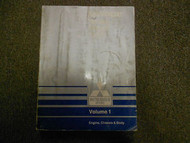 1988 MITSUBISHI Mirage Service Repair Shop Manual Volume 1 Engine Chassis Body