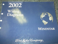 2002 Ford WINDSTAR MINI VAN Wiring Electrical Diagrams Service Shop Manual EWD