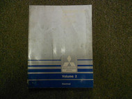1989 MITSUBISHI Sigma V6 Service Shop Manual Volume 2 Electrical FACTORY OEM 89