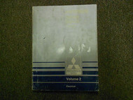 1990 MITSUBISHI Mirage Service Repair Shop Manual Volume 2 FACTORY OEM BOOK 90