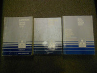 1990 MITSUBISHI Mirage Service Repair Shop Manual 3 VOL SET FACTORY OEM BOOK 90