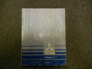 1989 1990 MITSUBISHI Galant Service Shop Manual VOL 2 Electrical FACTORY OEM 90