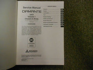 2003 MITSUBISHI Diamante Service Repair Shop Manual SET FACTORY OEM BOOK 03 x