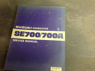 SUZUKI GENERATOR SE700/700A SE 700 700A Service Repair Shop Manual 995009050001E