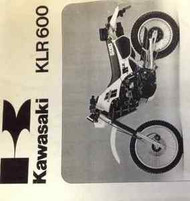 1984 KAWASAKI KLR600 KLR 600 A1 Service Repair Shop Manual FACTORY EXC COND OEM