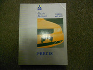 1992 MITSUBSIHI Precis Service Repair Shop Manual FACTORY OEM BOOK 92 VOLUME 1