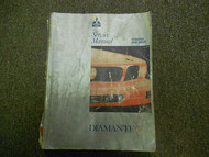 1992 MITSUBISHI Diamante Service Repair Manual VOL 1 FACTORY OEM BOOK DEAL 92