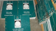1998 FORD ESCORT MERCURY TRACER Service Shop Repair Manual Set 3 VOLUME FORD OEM