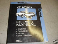 1997 Toyota Rav4 Rav 4 Service Shop Repair Manual SET W WIRING DIAGRAM EWD BOOK