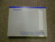 2002 Hyundai Santa Fe Illustrated Service Parts Manual FACTORY BOOK OEM 02 x