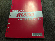 2003 SUZUKI RM 60 RM60 RM60K3 Service Shop Repair Manual # 995002024101E 2004 02
