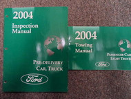 2004 Ford Towing Pre Delivery Service Repair Shop Manual SET FACTORY OEM BOOKS
