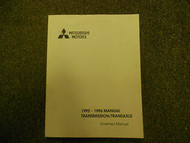 1992 1996 MITSUBISHI Manual Transmission Transaxle Service Shop Manual 2nd EDI