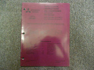 1997 MITSUBISHI Galant Air Conditioning Installation Instructions Service Manual