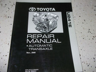 2005 Toyota CAMRY AUTOMATIC TRANSAXLE Service Shop Repair Manual U241E OEM 01