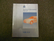 1997 MITSUBISHI Mirage Technical Information Service Shop Manual FACTORY OEM 97