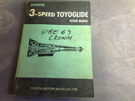 1968 1969 3 SPEED TOYO GLIDE TOYOGLIDE Service Shop Repair Manual OEM 65 RARE