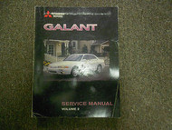 1998 MITSUBISHI Galant Service Shop Repair Manual FACTORY OEM VOL 2 BOOK 98