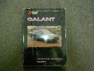 1999 MITSUBISHI Galant Service Repair Shop Manual VOL 2 FACTORY OEM BOOK 99 DEAL