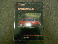 1999 MITSUBISHI Mirage Service Repair Shop Manual VOL 1 FACTORY OEM DEALERSHIP