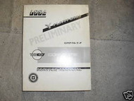 1996 Chevrolet Chevy Corvette Y PLATFORM PRELIMINARY Service Repair Shop Manual