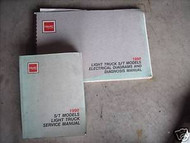 1990 Chevy GMC S/T ST Truck Service Shop Manual Set Oem