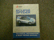 2001 MITSUBISHI Eclipse Spyder Technical Info & Body Repair Service Manual OEM