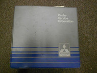 91 01 MITSUBISHI ALL MODELS Dealer Service Information Repair Shop Manual OEM