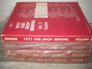 1977 FORD MUSTANG Service Shop Repair Manual Set OEM 1977 DEALERSHIP FACTORY 77