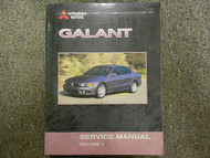 2002 MITSUBISHI Galant Service Manual FACTORY OEM VOLUME 3 FACTORY OEM BOOK 02