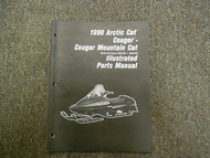 1990 Arctic Cat Cougar Cougar Mountain Cat Illustrated Parts Service Manual OEM