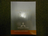 2004 MITSUBISHI Montero Sport Electrical Supplement Service Repair Shop Manual