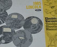 1985 FORD LINCOLN TOWN CAR Electrical Wiring Diagram EVTM Service Shop Manual