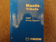 2008 Mazda Tribute Electrical Wiring Diagram Service Repair Shop Manual OEM 08