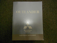 2011 MITSUBISHI Outlander Electrical Supplement Service Repair Shop Manual OEM