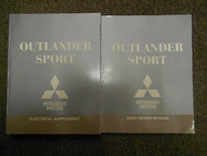 2011 MITSUBISHI Outlander Sport Body Electrical Service Repair Shop Manual SET